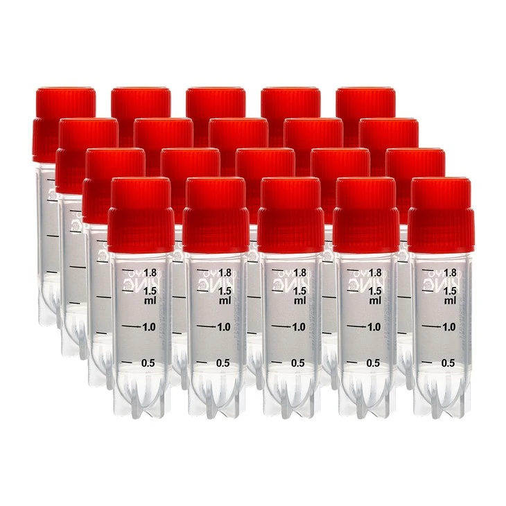 PP 2.0ml Self Standing External & Internal Thread Sided-Coded Cryogenic Vials