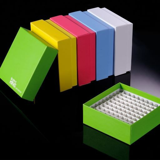 Premium Cardboard Cryogenic Boxes Glossy Coating And Matte Coating