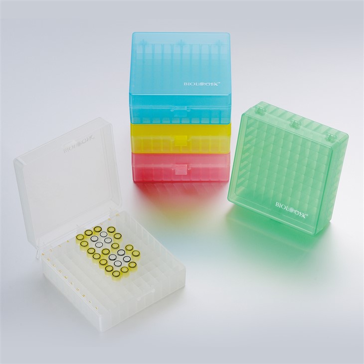 Plastic Cryobox 81 Well PC PP Freezing Tube Cryogenic Storage