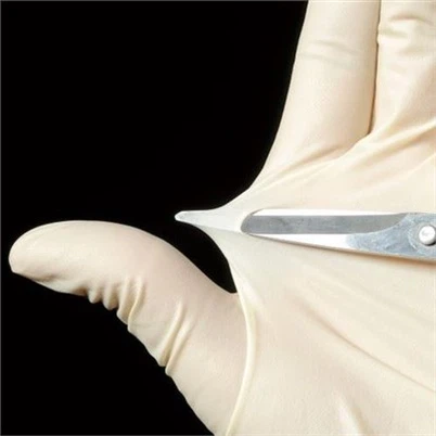 Laborhandschuhe aus puderfreiem Latex/Nitril